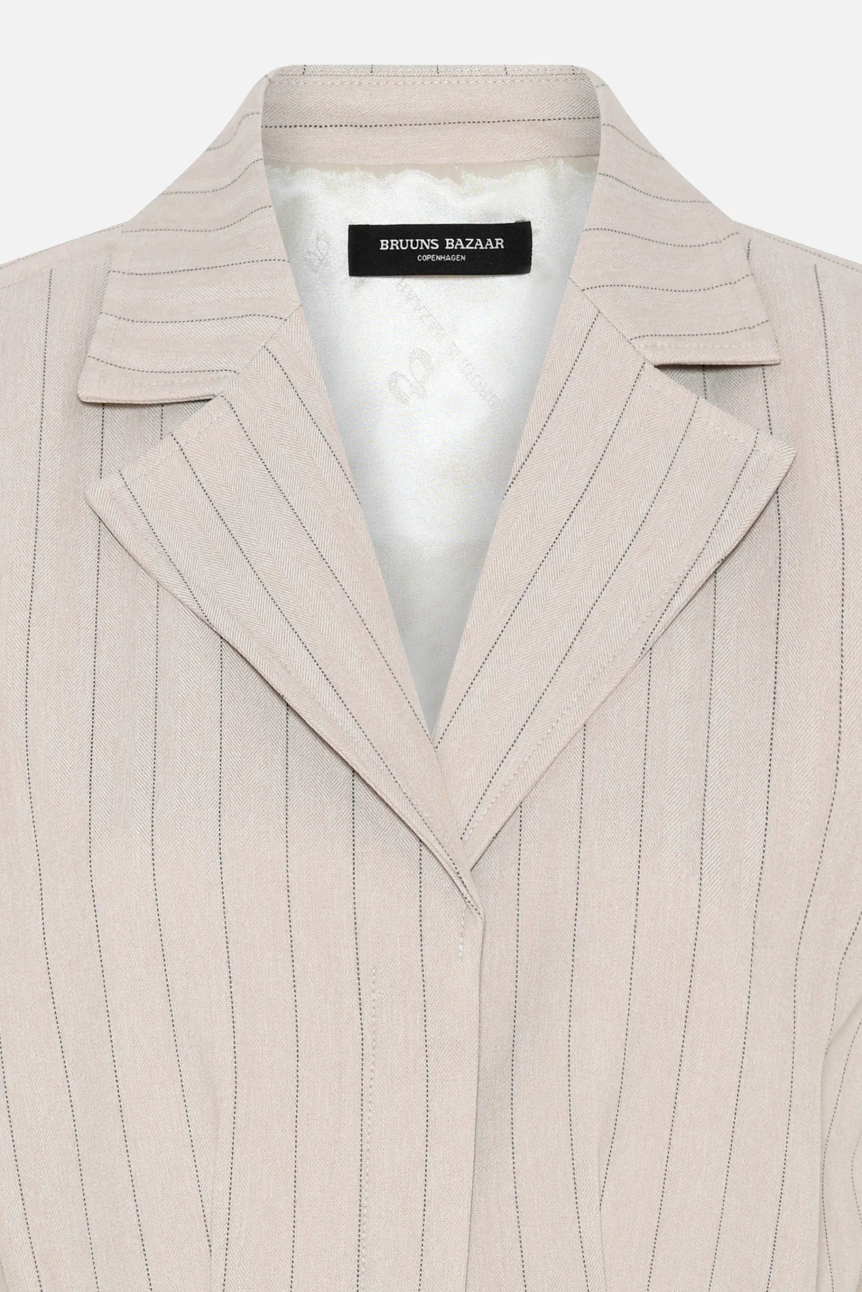 ApricotBBUrwa Waistcoat, Light Grey Stripes
