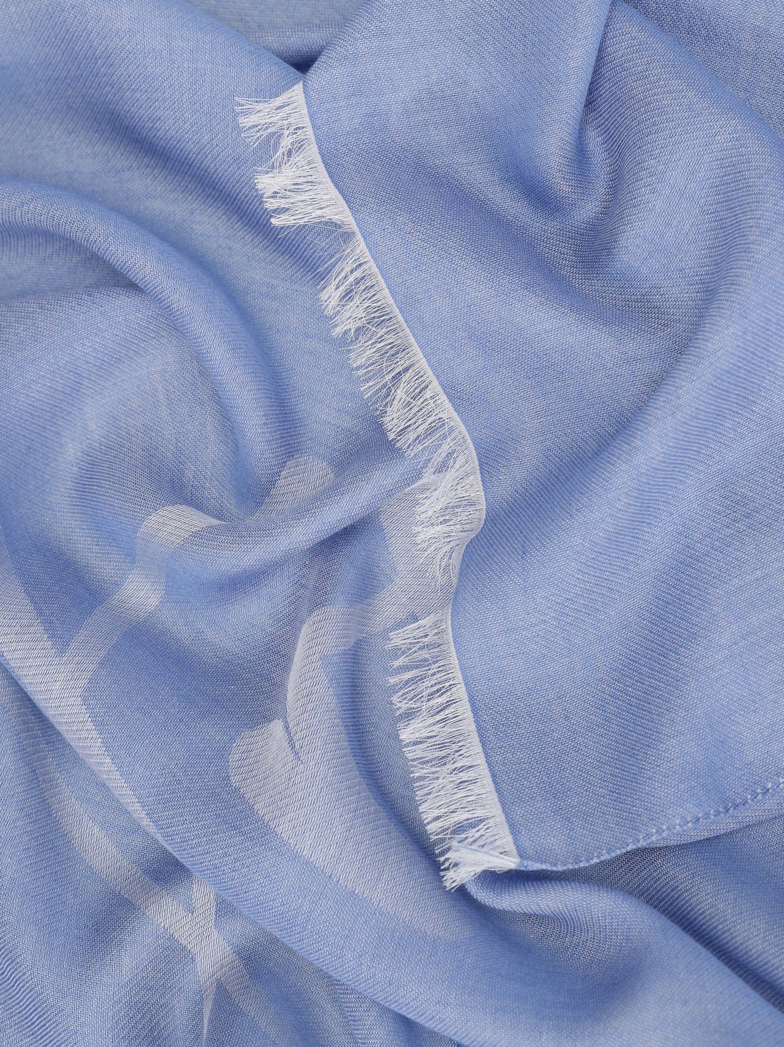 Woman woven scarf, shadow