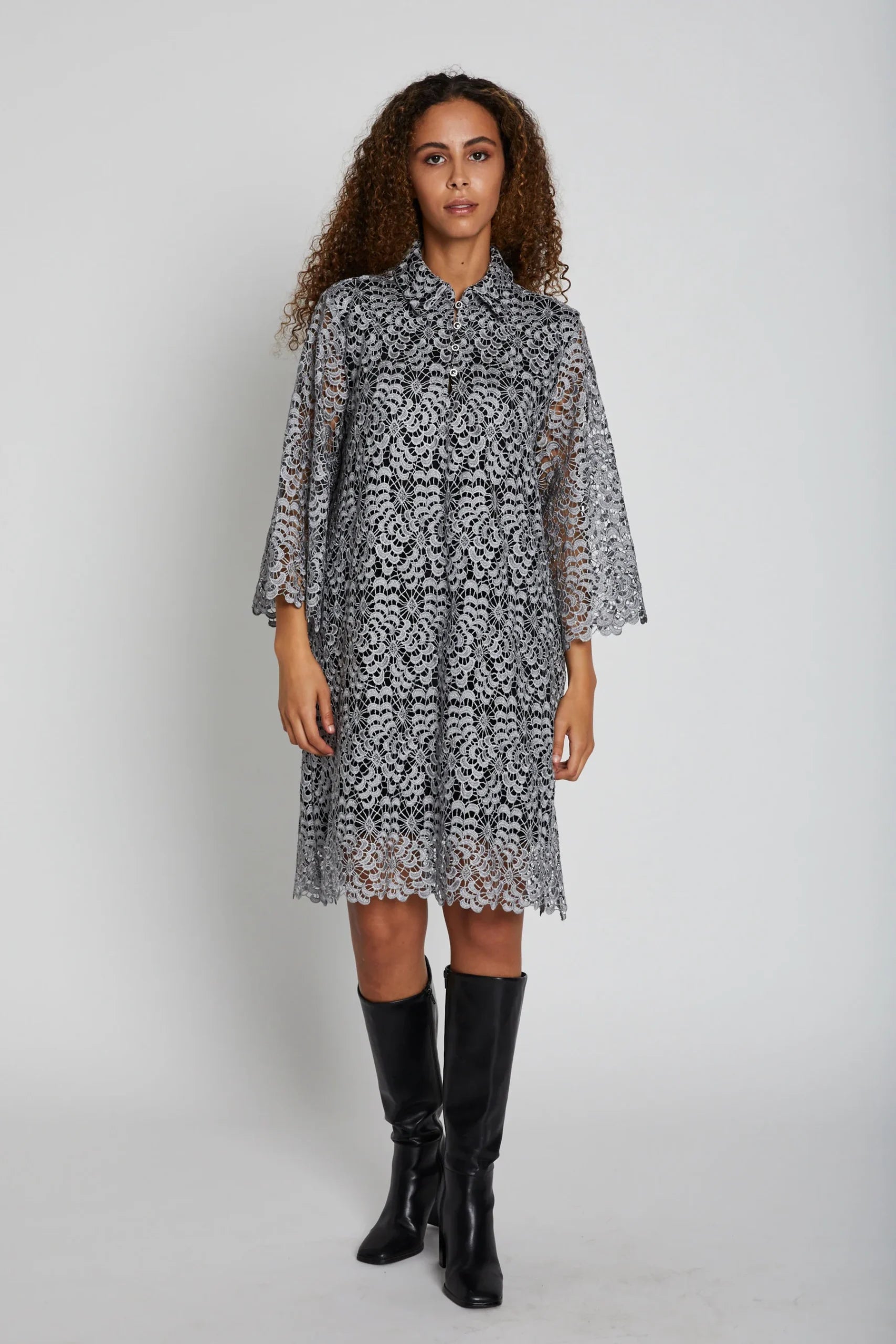 Ixia BB Bignon Dress, Grey