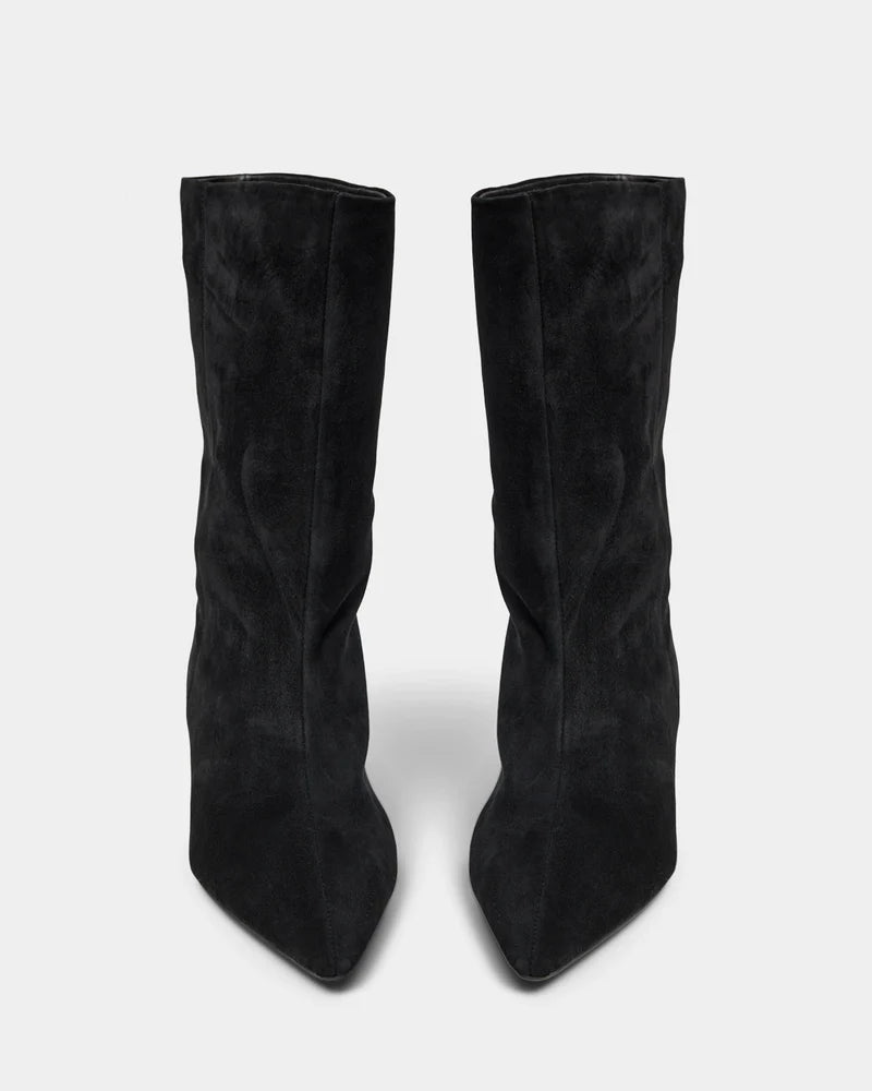 HELLA LOW SUEDE BOOT, BLACK