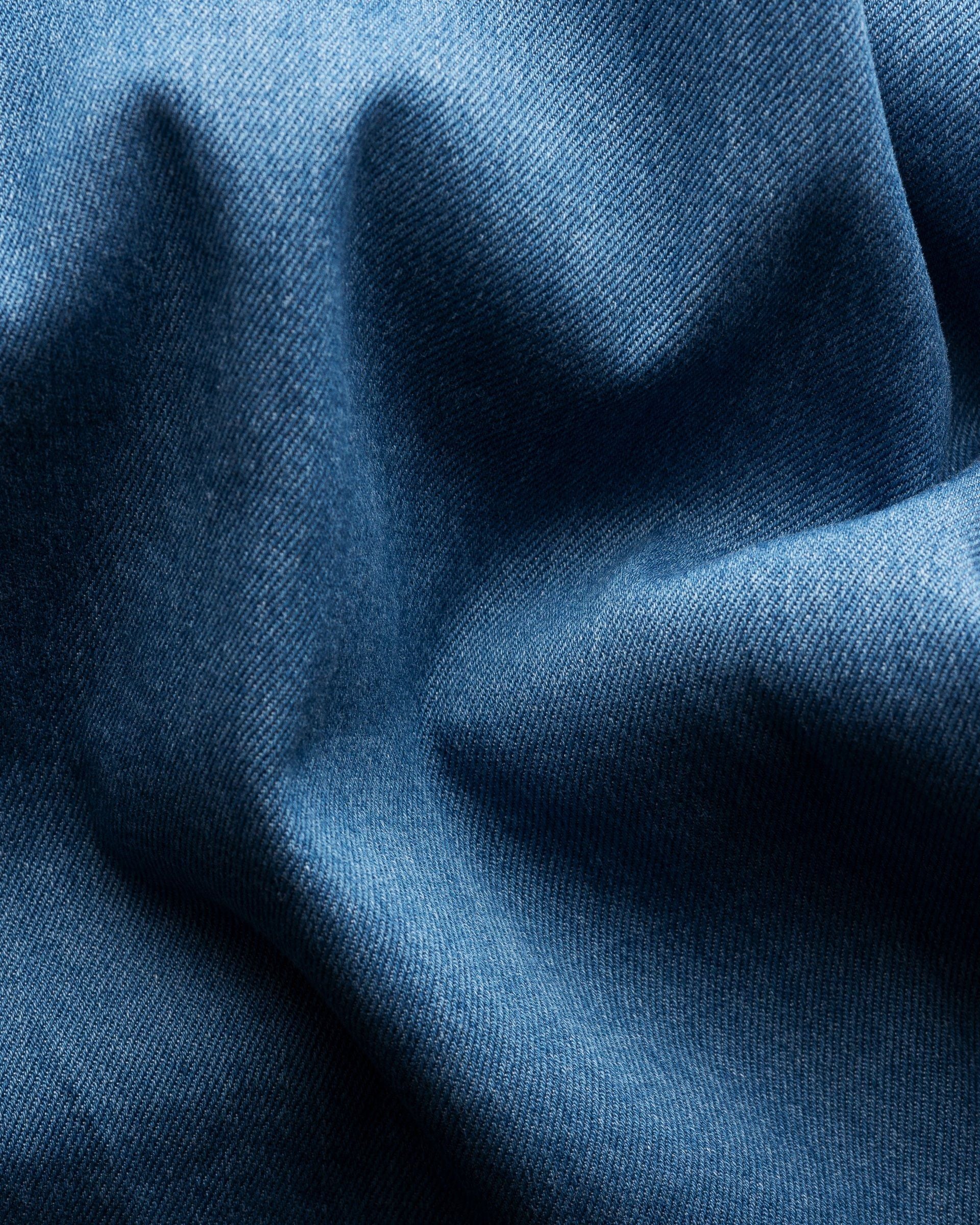 Stretch Denim Shirt, Light Blue