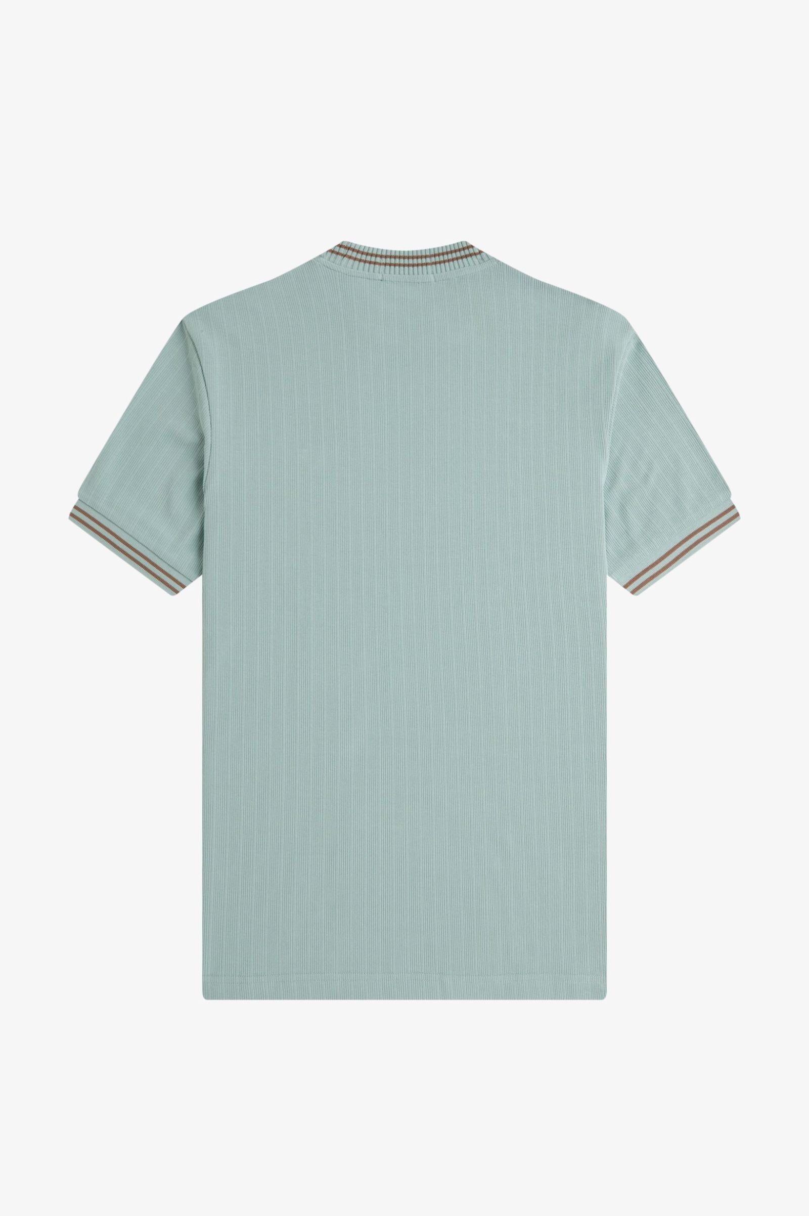 Ribbed Jersey T-Shirt, Silver Blue