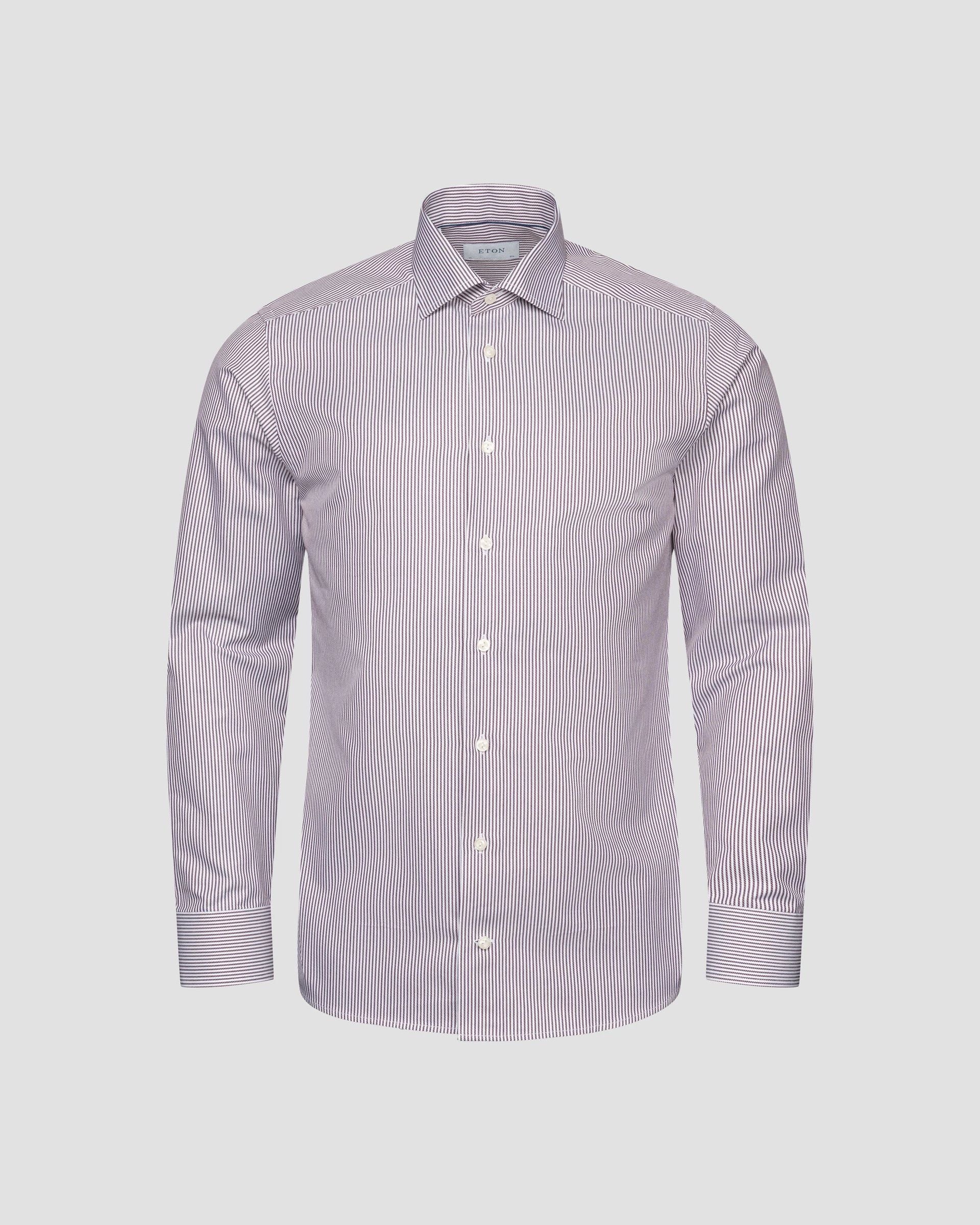 Striped Signature Twill, Slim, Red