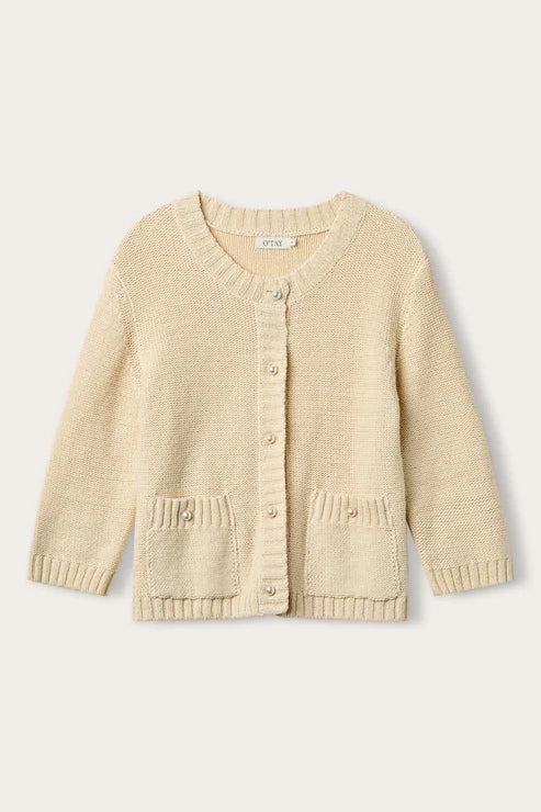 Kimmie Cardigan, Beige