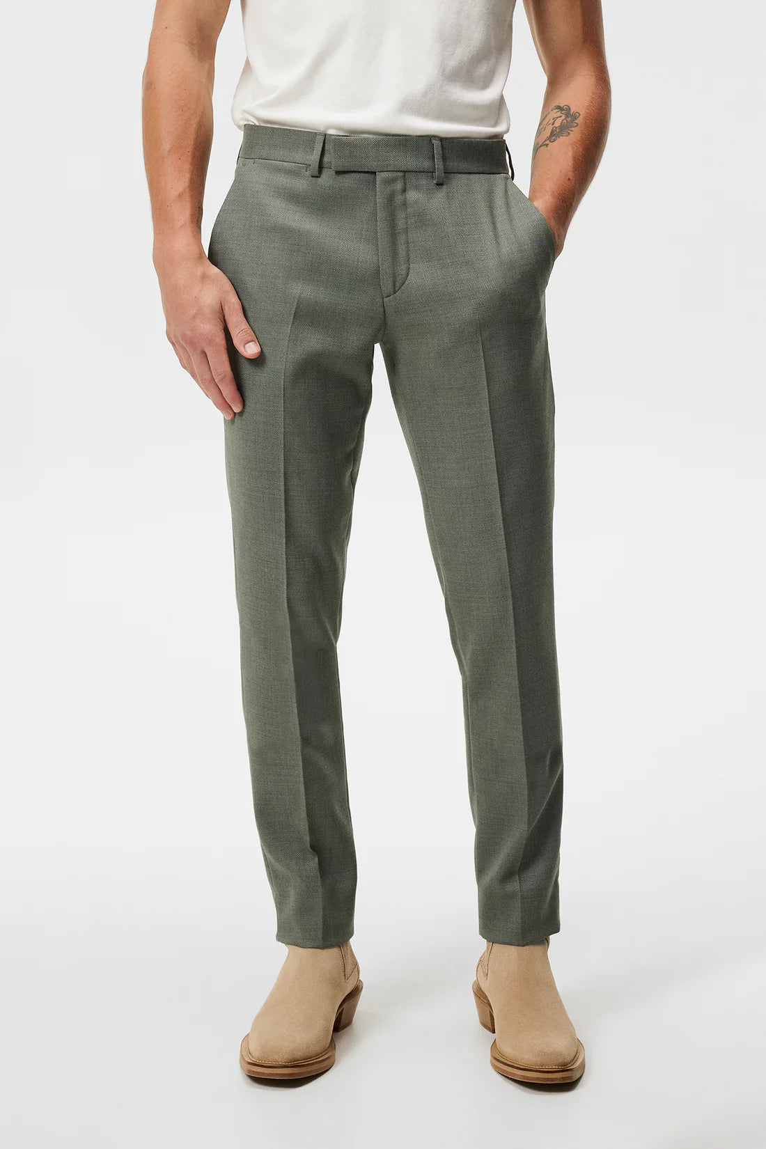 Grant active hopsack pants, aloe