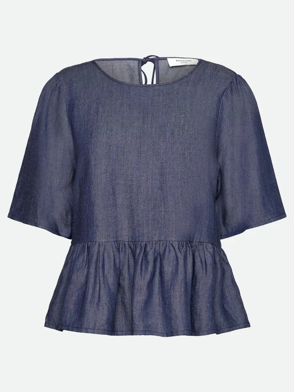 RWLeyla SS Blouse, Navy