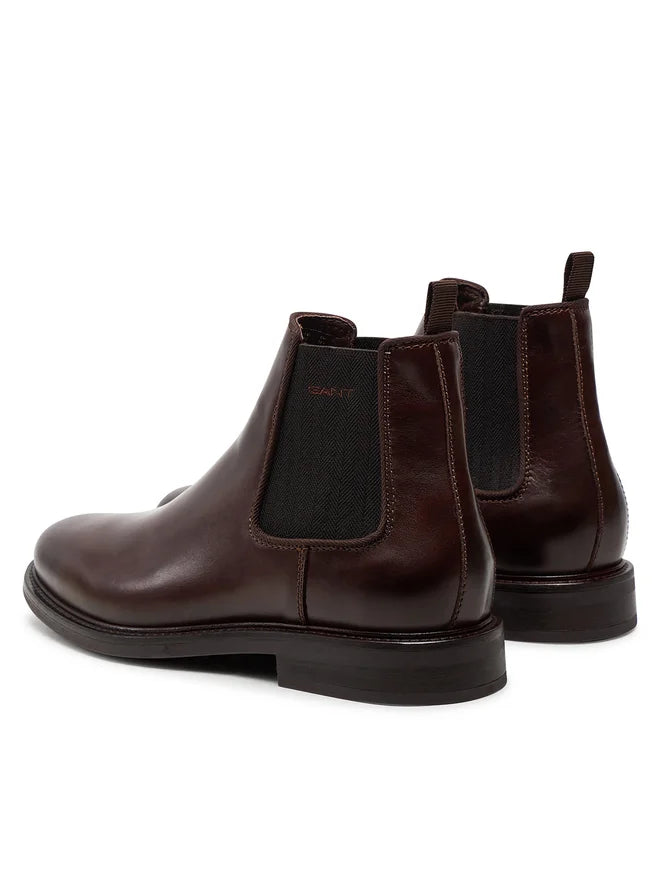 St Fairkon Chelsea Boot, Dark Brown