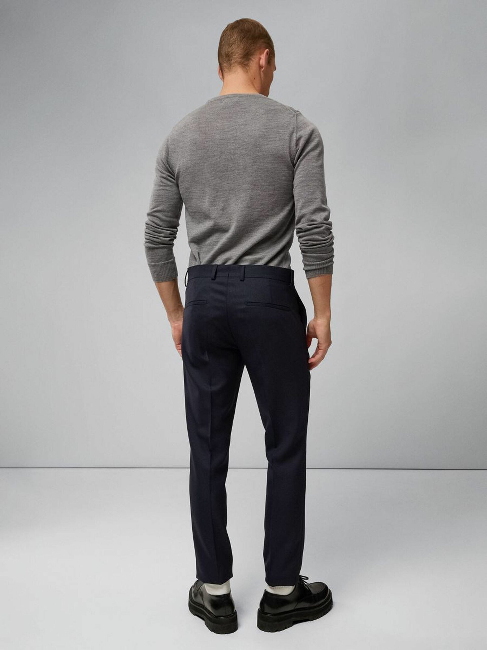 Grant active hopsack pants, navy