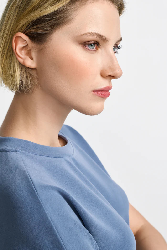 T Peached Shirt, Vintage Blue