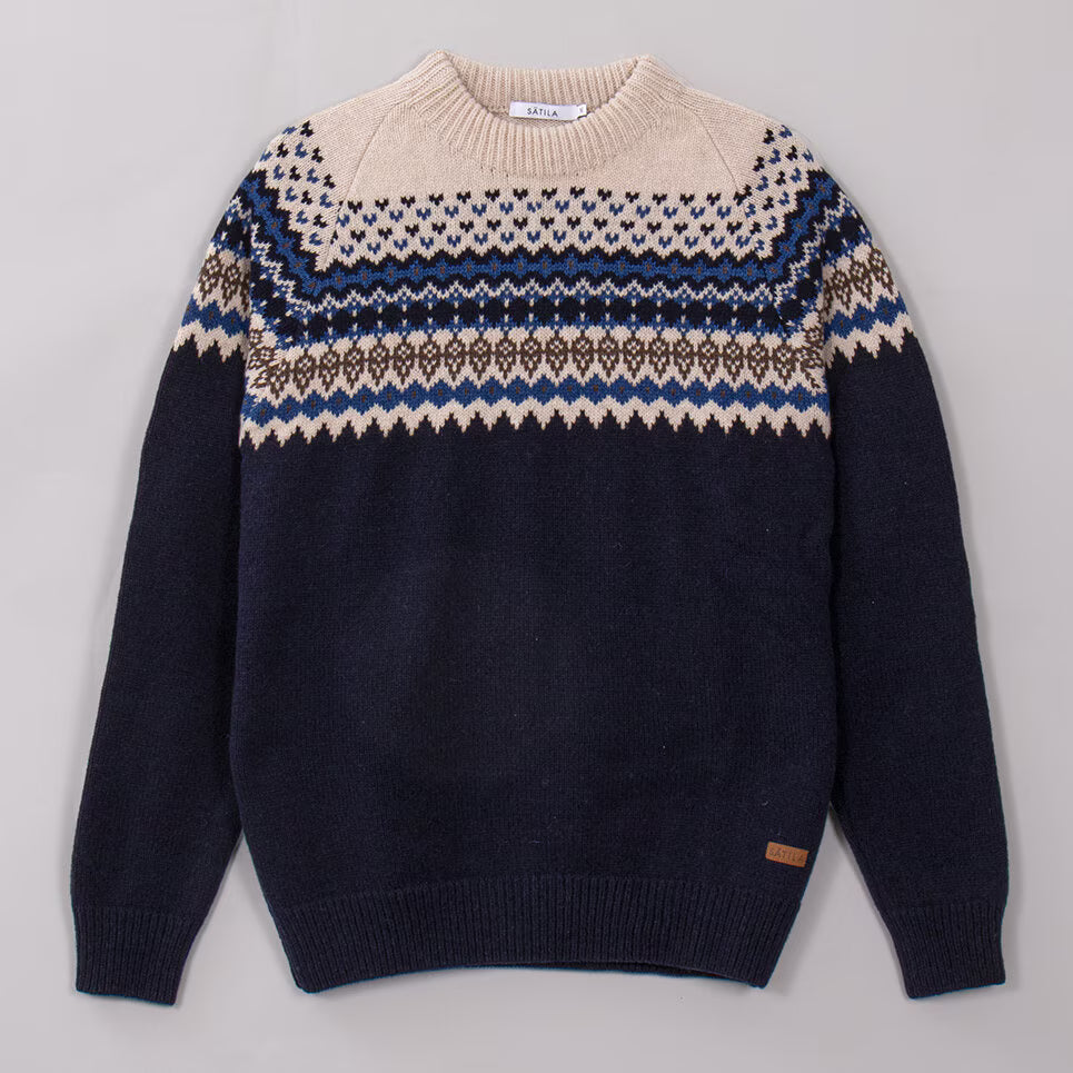 SAREK SWEATER, NAVY