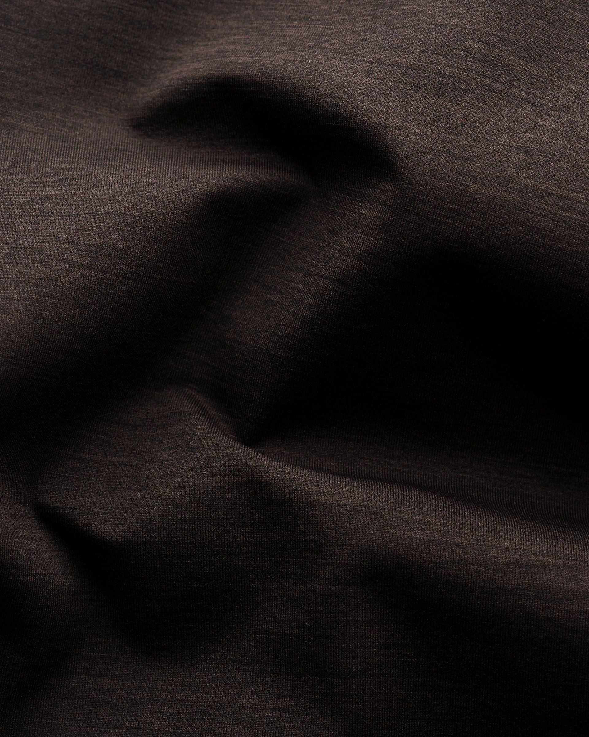 Melange Four-Way Stretch shirt, Slim, Dark Brown
