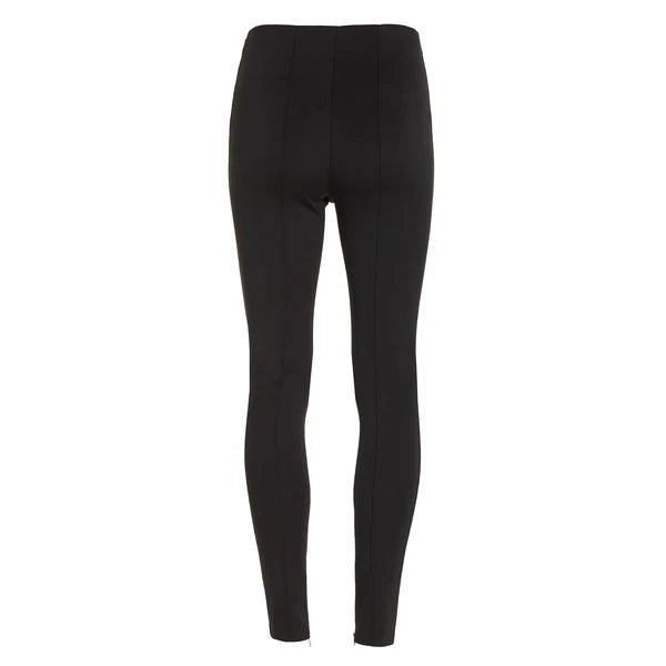 TECHNICAL KNIT LEGGINGS, BLACK