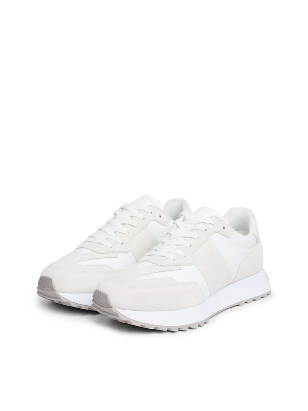 LOW TOP LACE SNEAKERS, WHITE/ATMOSPHERE