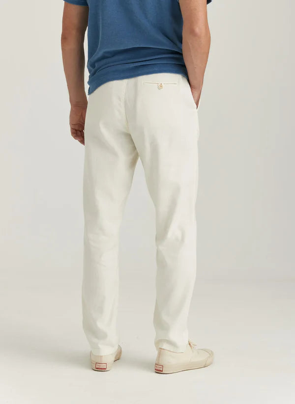 FENIX LINEN TROUSERS, OFF WHITE