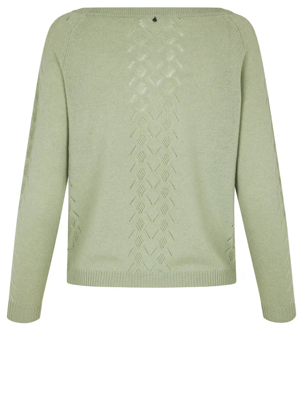 WOOL & CASHMERE BOATNECK PULLOVER, DESERT SAGE