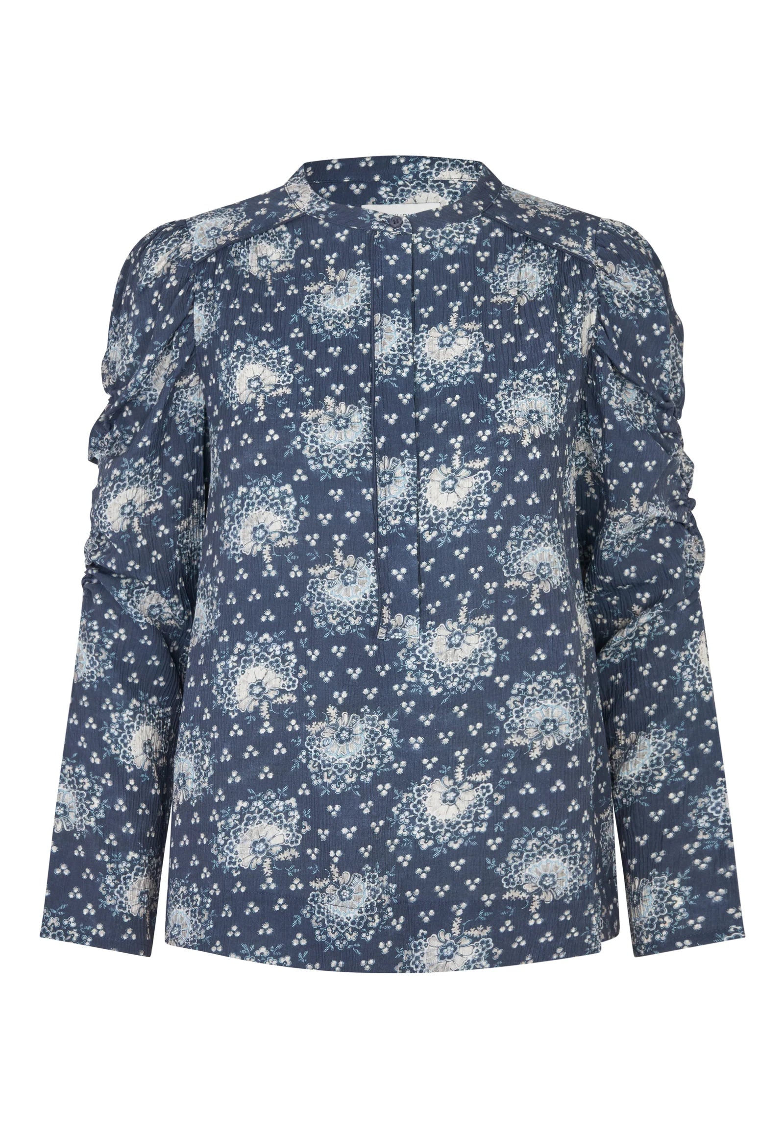 VISTI BLOUSE, IKEBANA BLUE