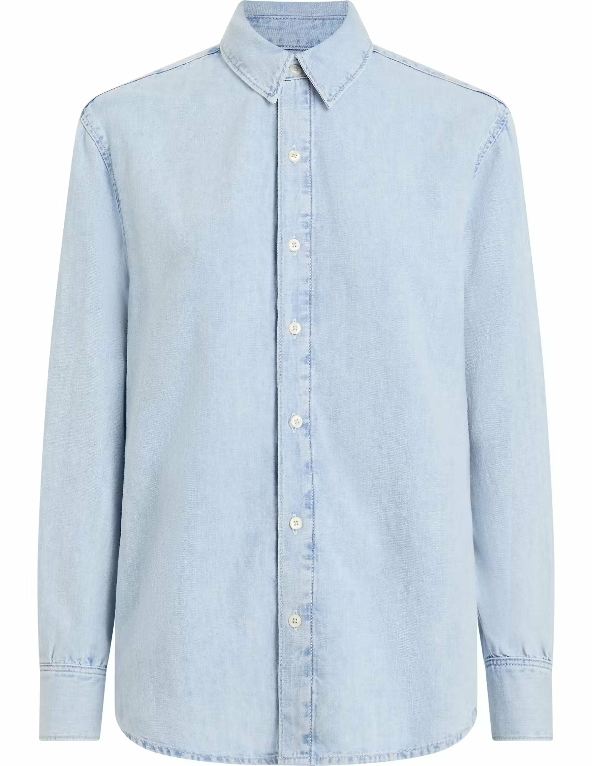 LS LW Denim Shirt, Denim Light