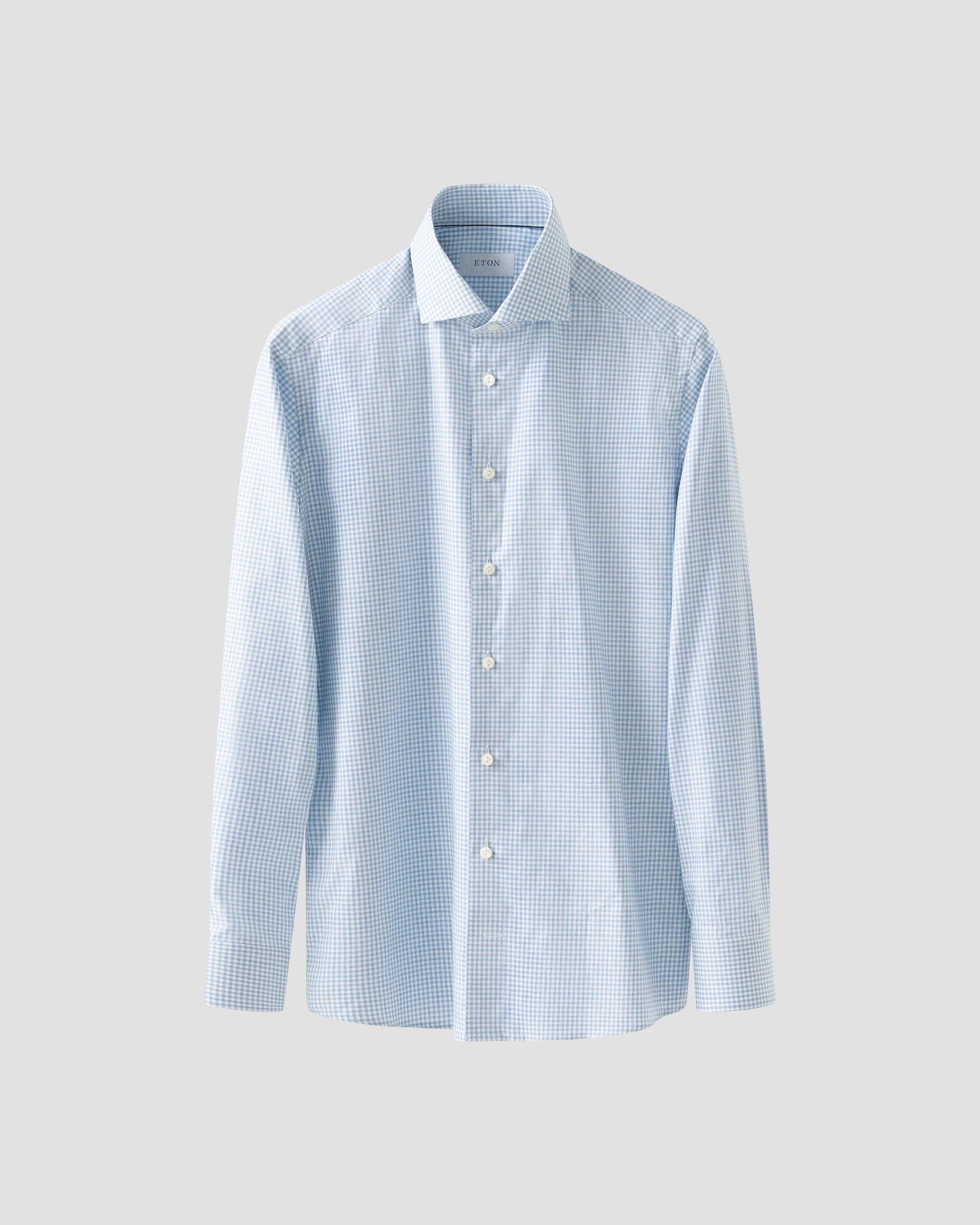 Check Signature Oxford Shirt, Slim, Light Blue