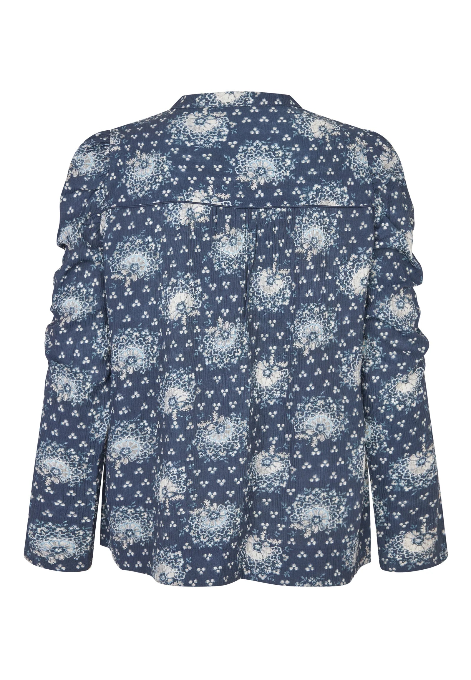 VISTI BLOUSE, IKEBANA BLUE