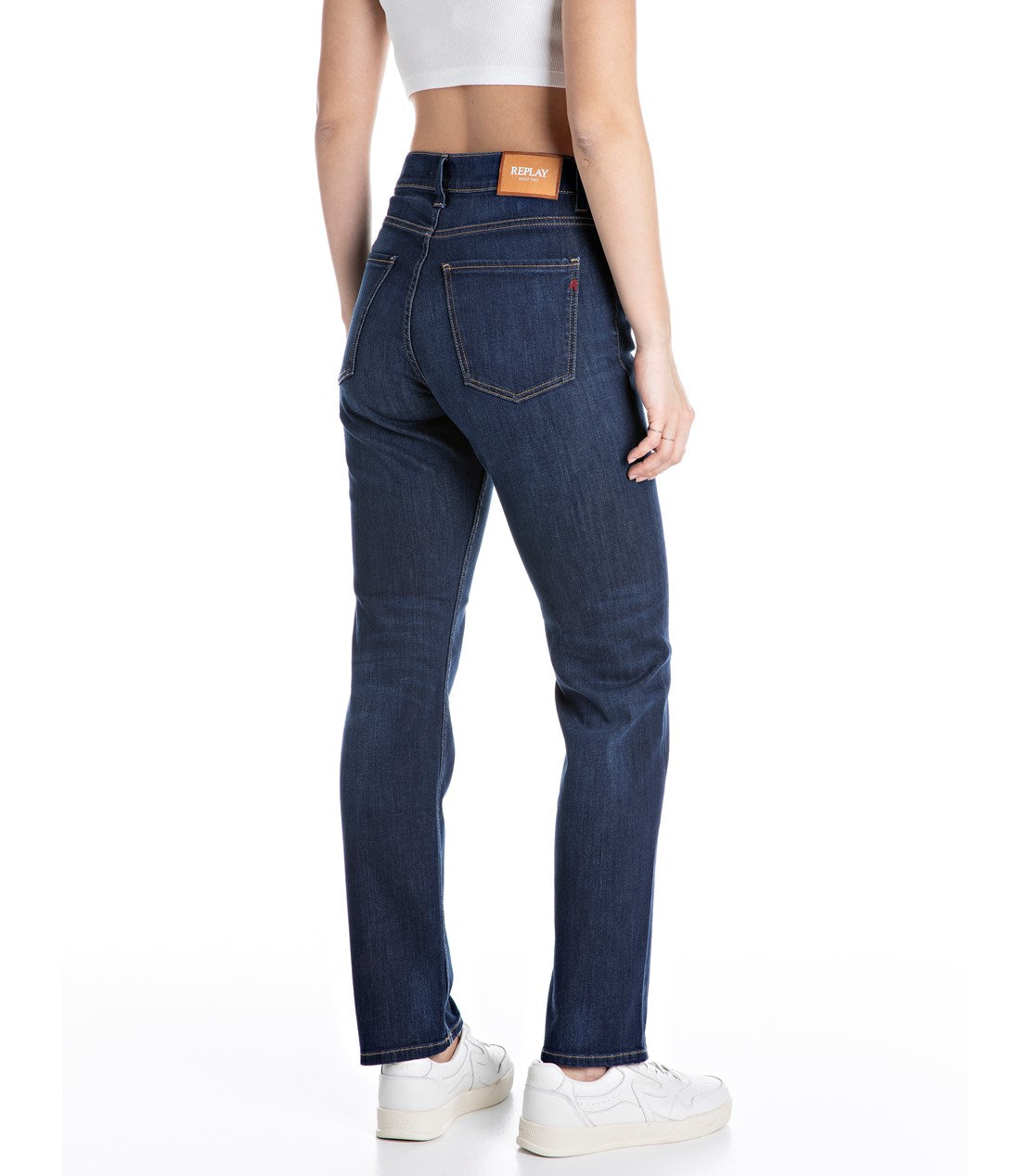 Maijke Straight High Rise, Dark Blue