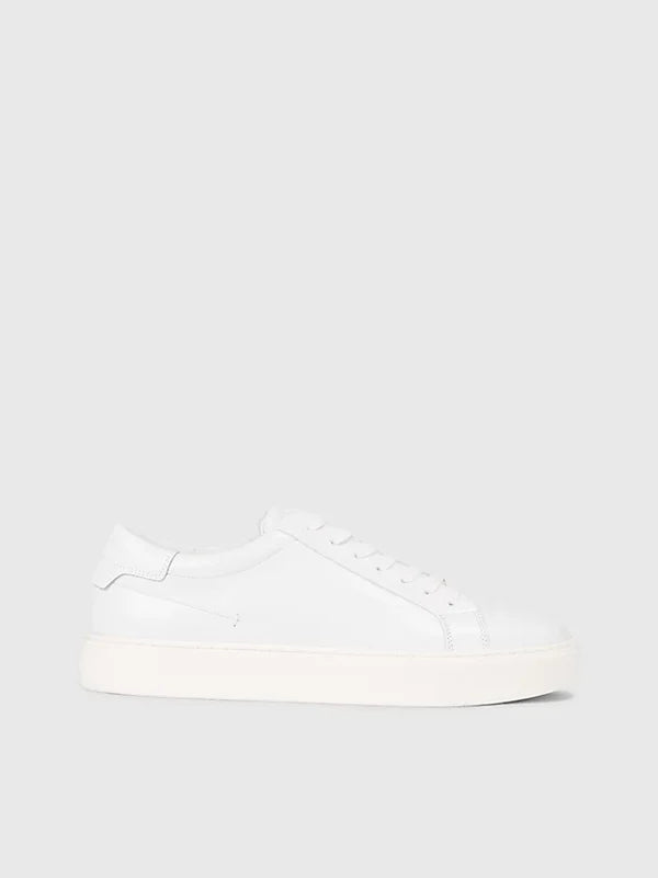 LOW TOP LACE SNEAKERS, TRIPLE WHITE