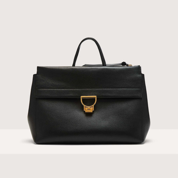 ARLETTIS GRAINED LEATHER, NOIR