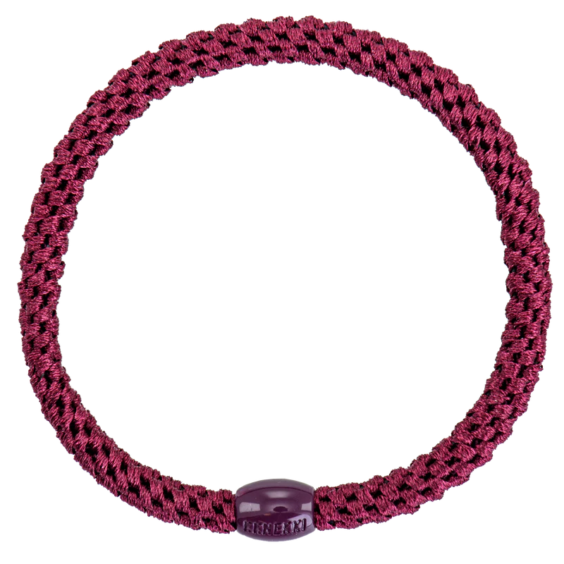 SLIM HAIR TIE, BORDEAUX