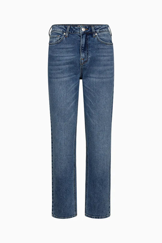 TRISHA CROPPED JEANS WASH SOLENSA, DENIM BLUE