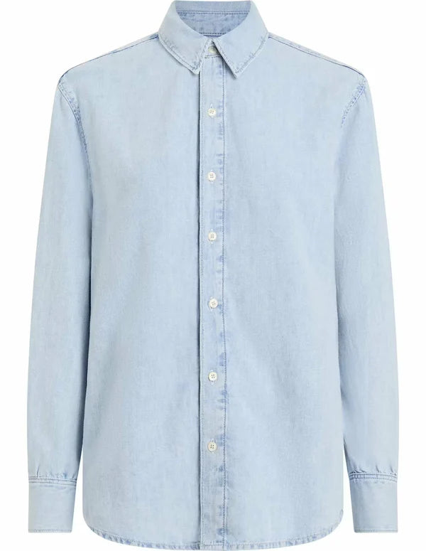 LS LW DENIM SHIRT, DENIM LIGHT
