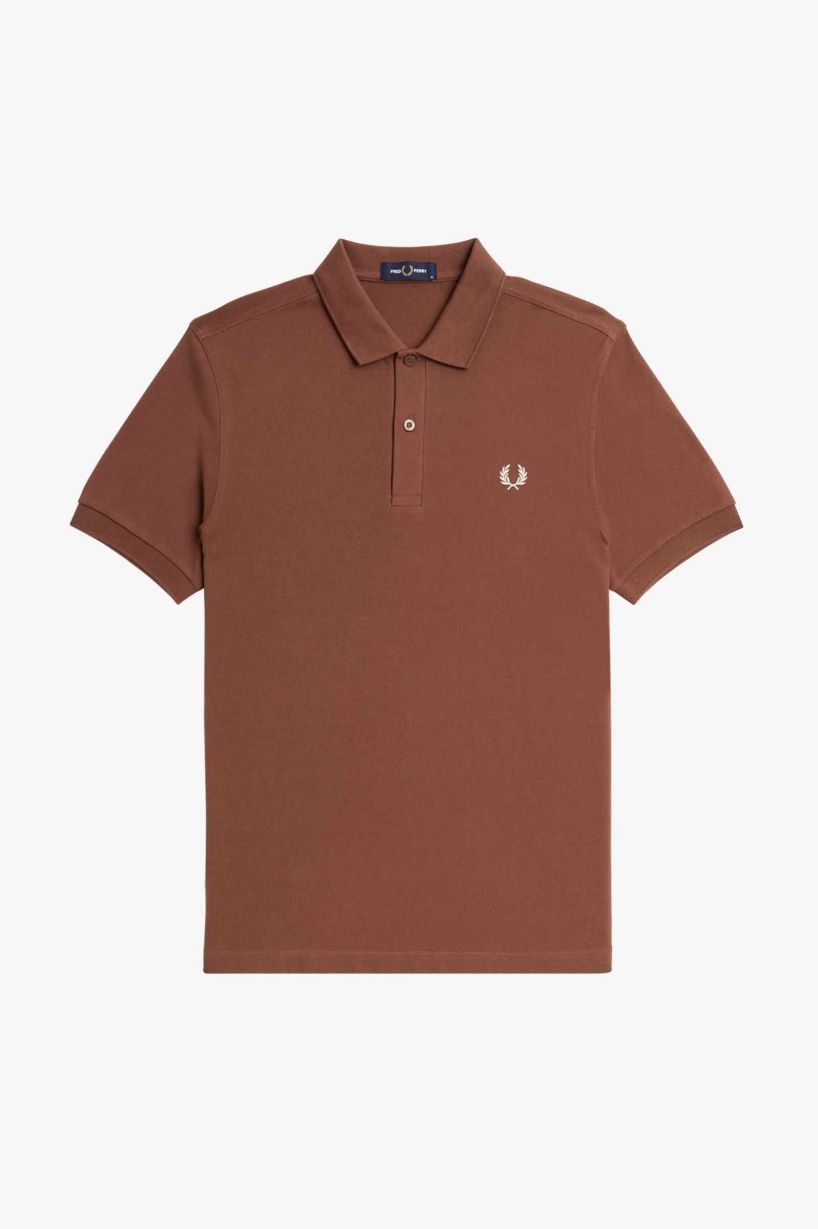 Plain Fred Perry Shirt, Whisk/Porridge
