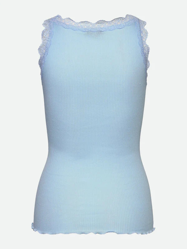 RWBalta Modal SL Lace U Neck top, Skyride