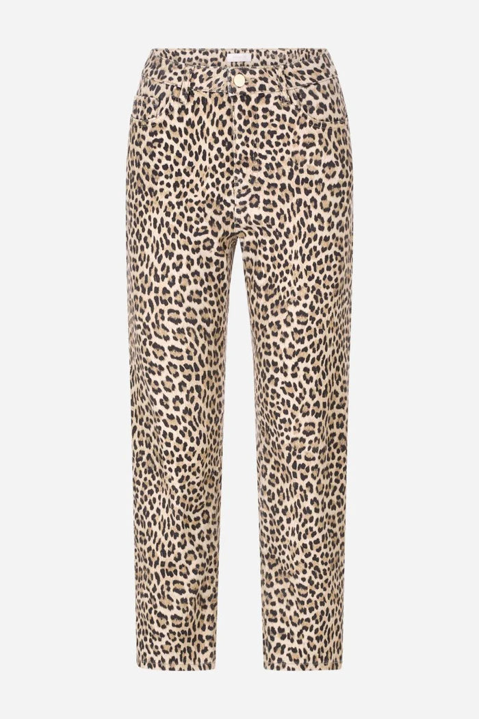 Vintage Straight Leopard Print, Caffee Latte