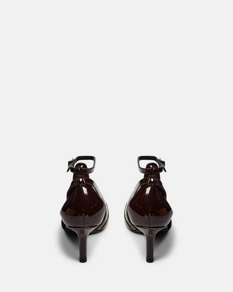ELLA PATENT STILETTOS, BURGUNDY