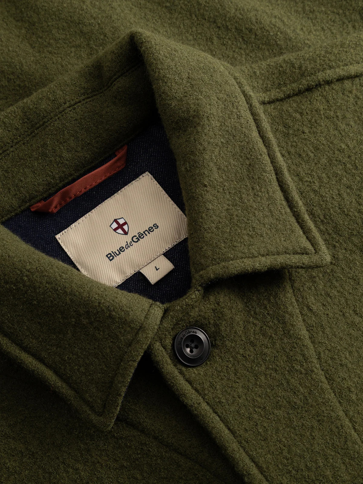 HEW WOOL OVERSHIRT, WINTER MOSS