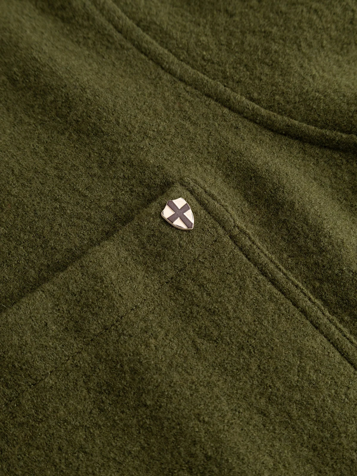HEW WOOL OVERSHIRT, WINTER MOSS