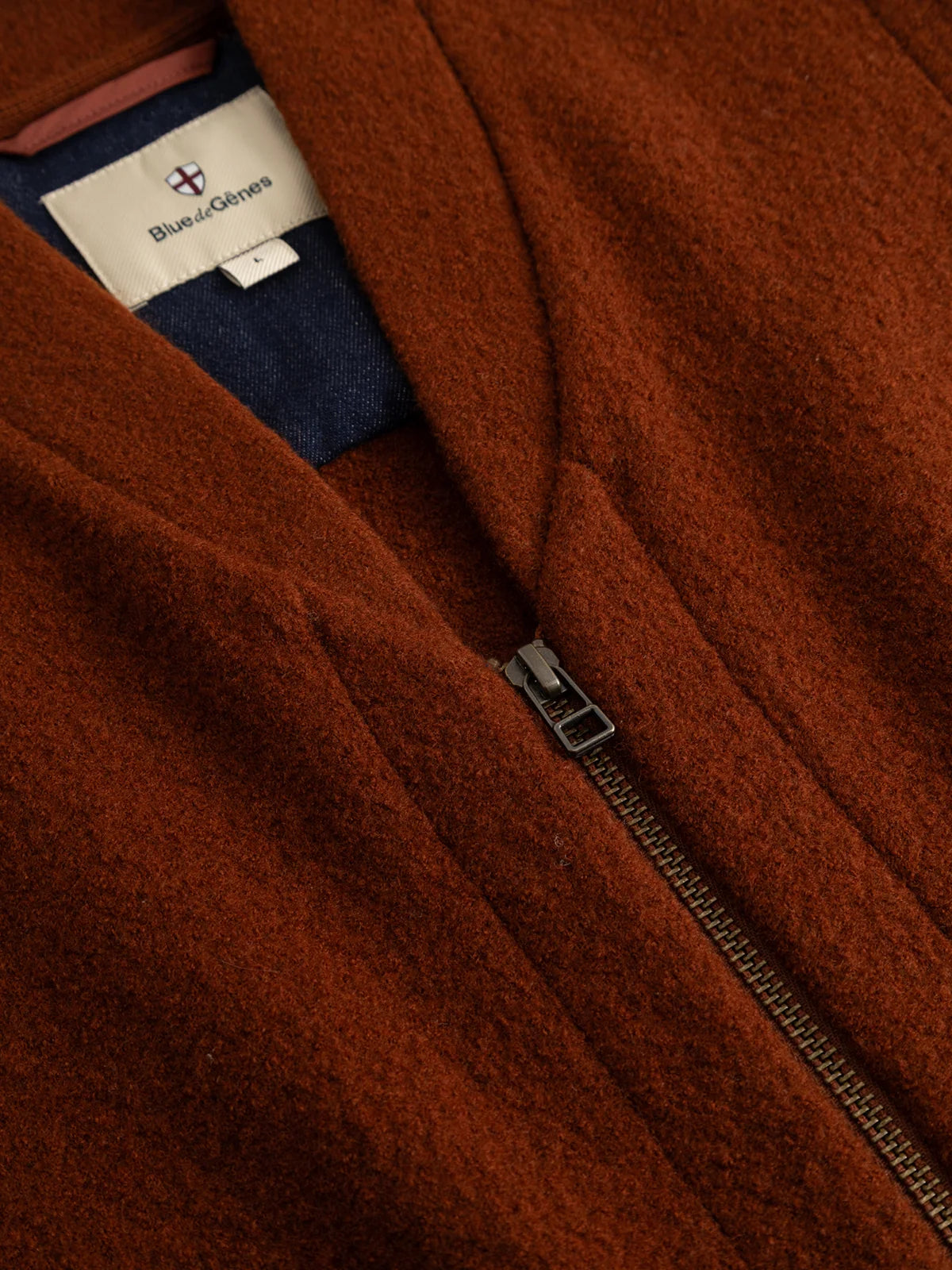 MUDOCK WOOL WAISTCOAT, GINGER BREAD ORANGE