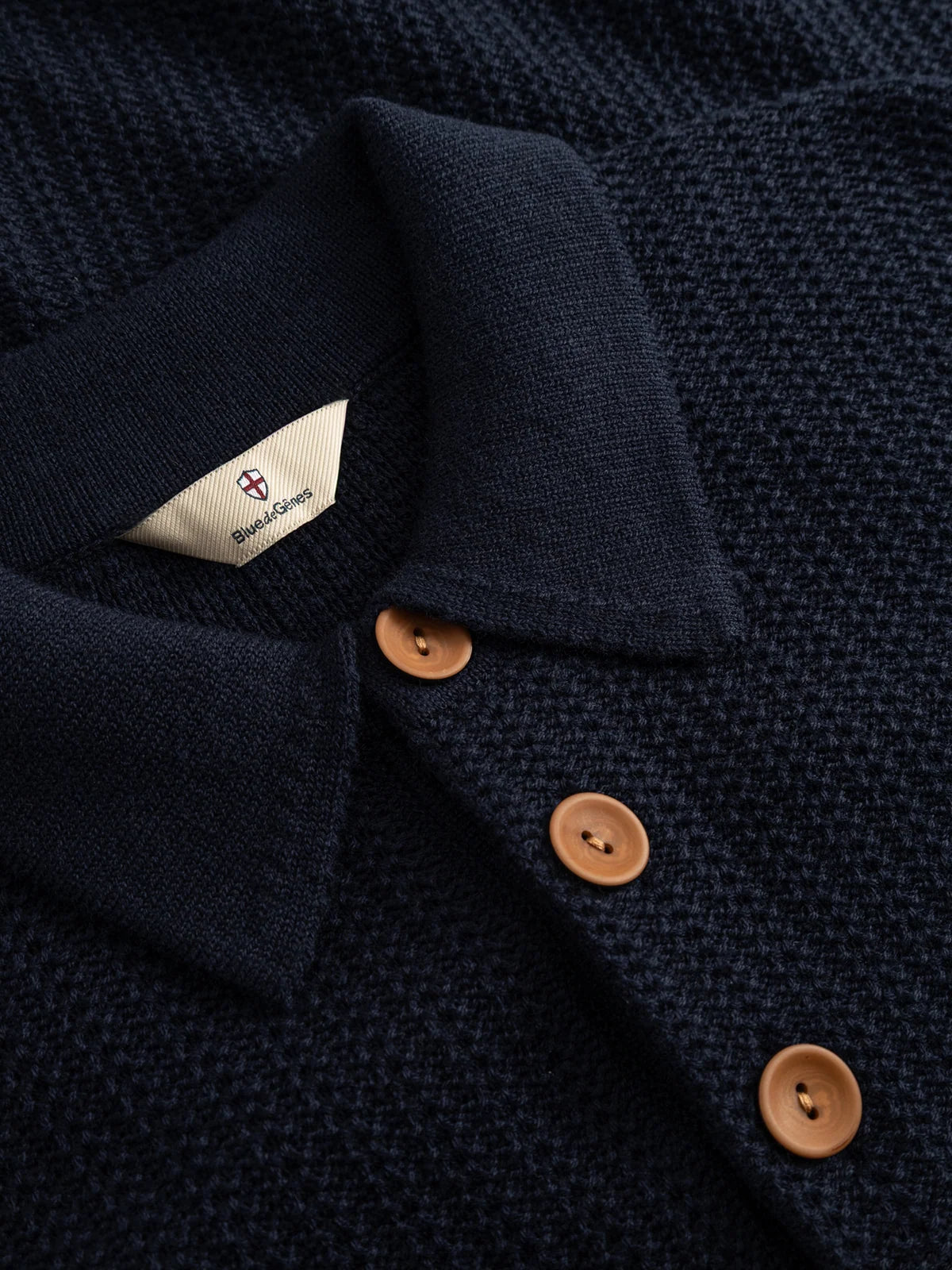 MURRY POLO KNIT, DARK NAVY