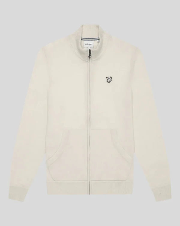 CASHMERE BLEND ZIP THROUGH JUMPER, DISCOVERY KHAKI