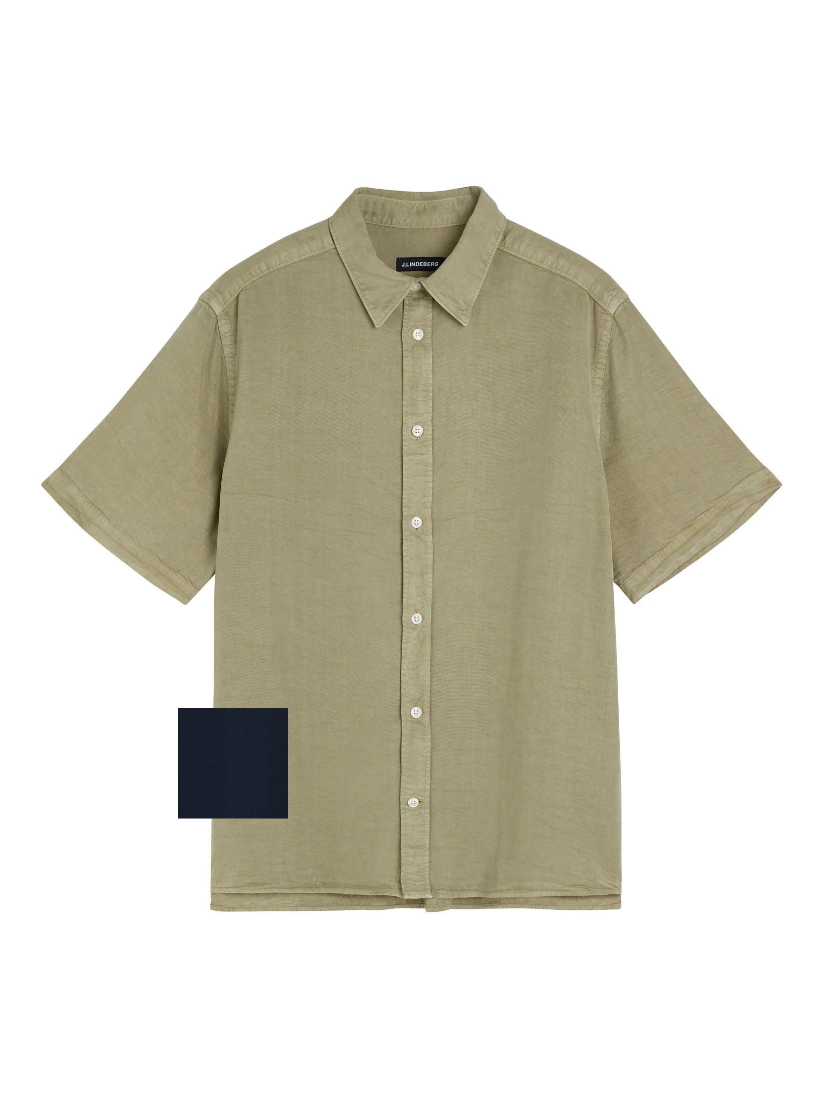 Comfort Tencel SS shirt, Navy (Kopier)