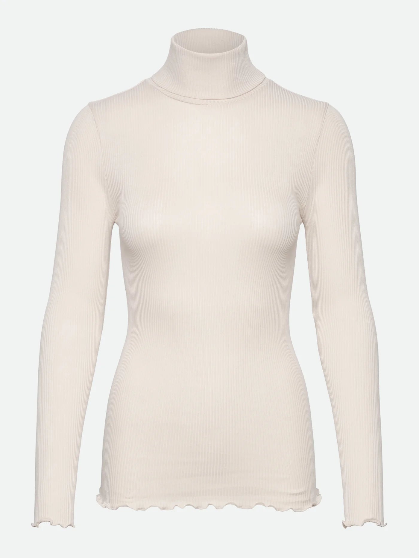 RWBalta Modal Roll Neck T-shirt, Ivory
