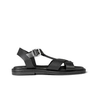 FLAT SANDAL, NERO