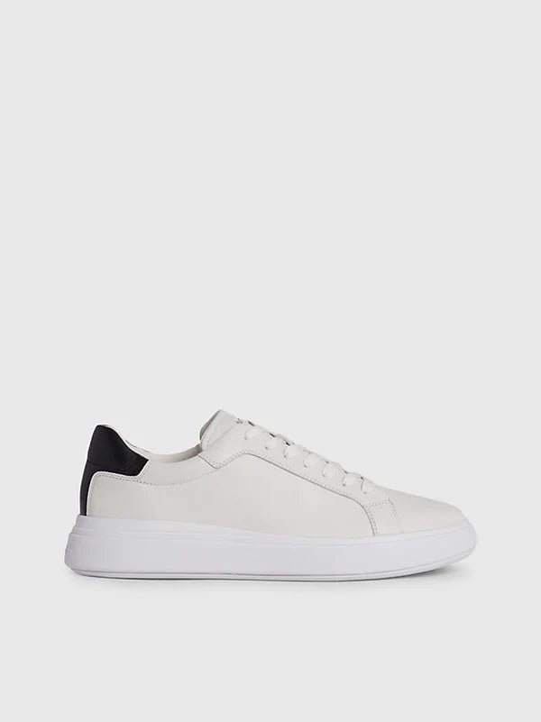 LOW TOP LACE SNEAKERS, WHITE/BLACK