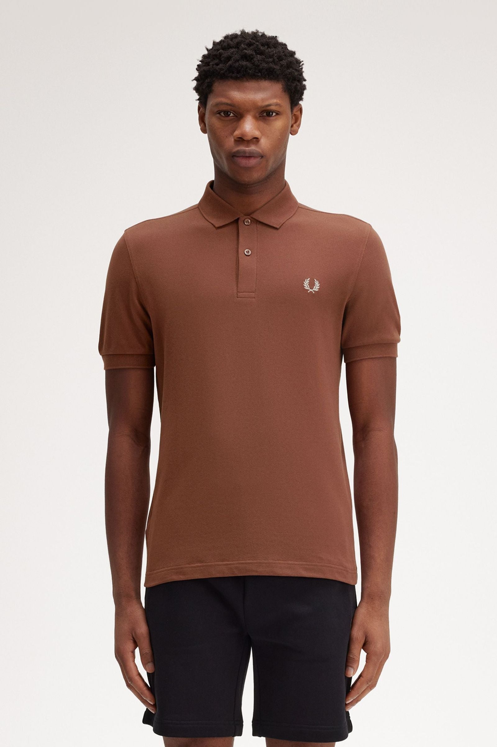 Plain Fred Perry Shirt, Whisk/Porridge