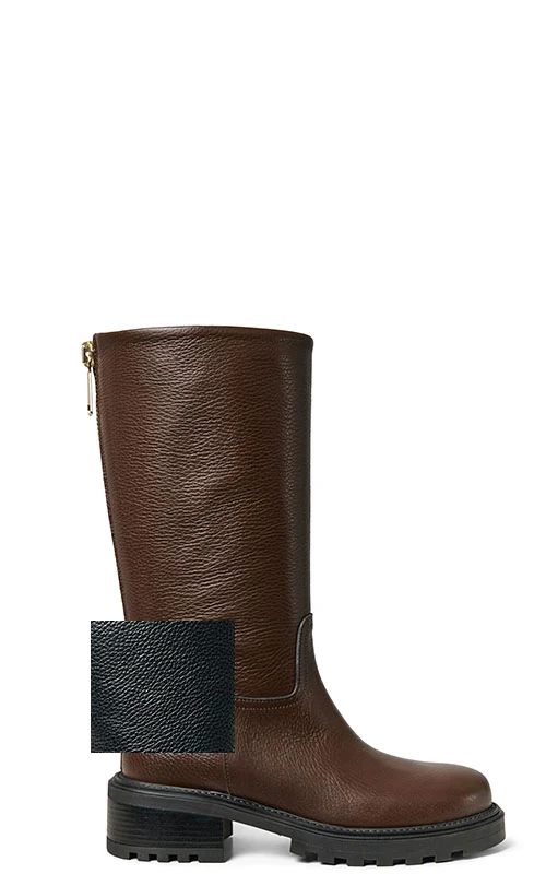 Glace Heavy Zip Boot, black