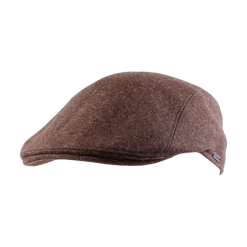 IVY MODERN CAP, BROWN MELANGE