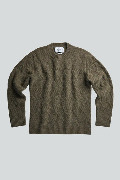 DOMINIC CREW 6461 SWEATER, CLAY