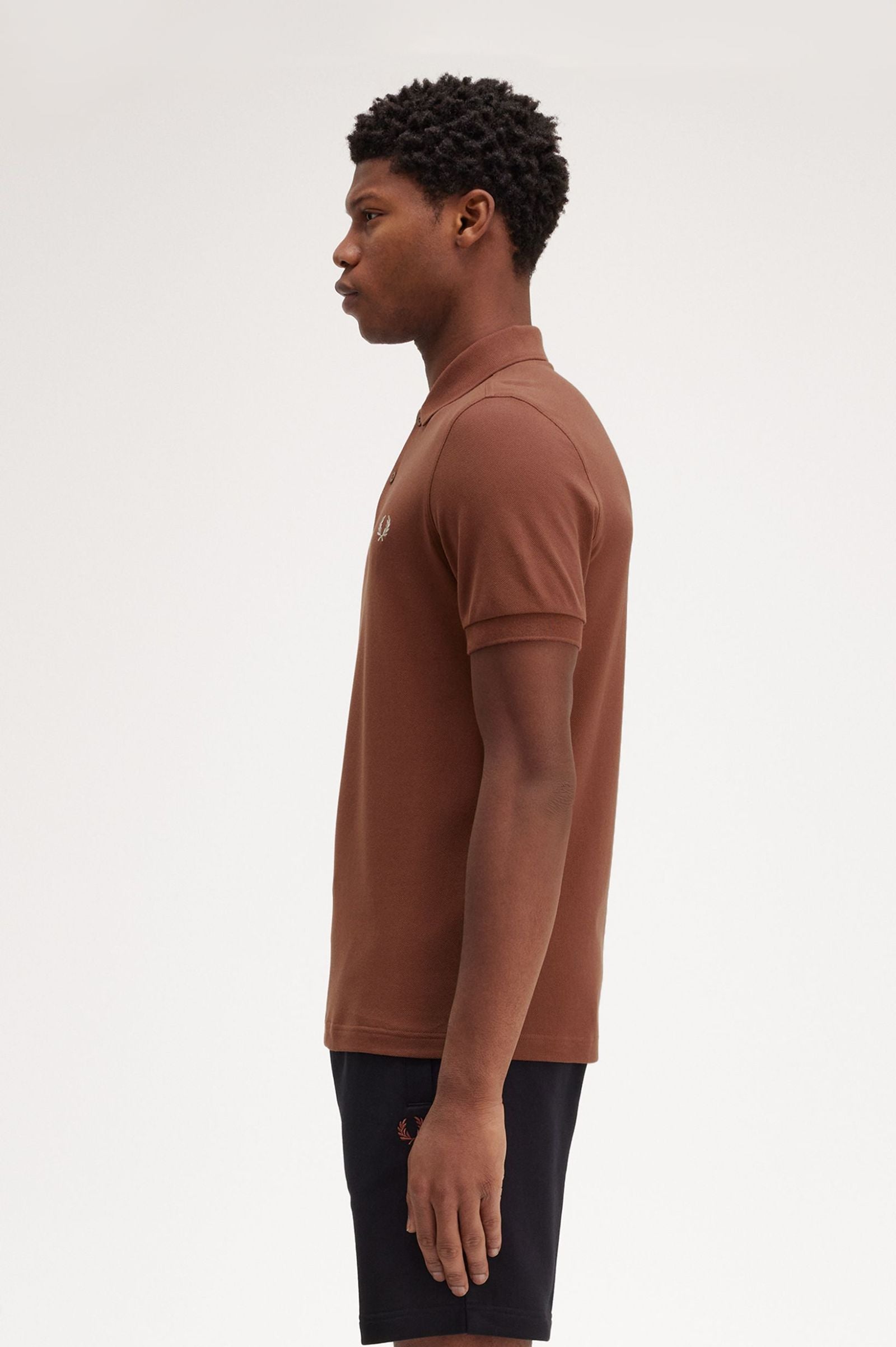 Plain Fred Perry Shirt, Whisk/Porridge