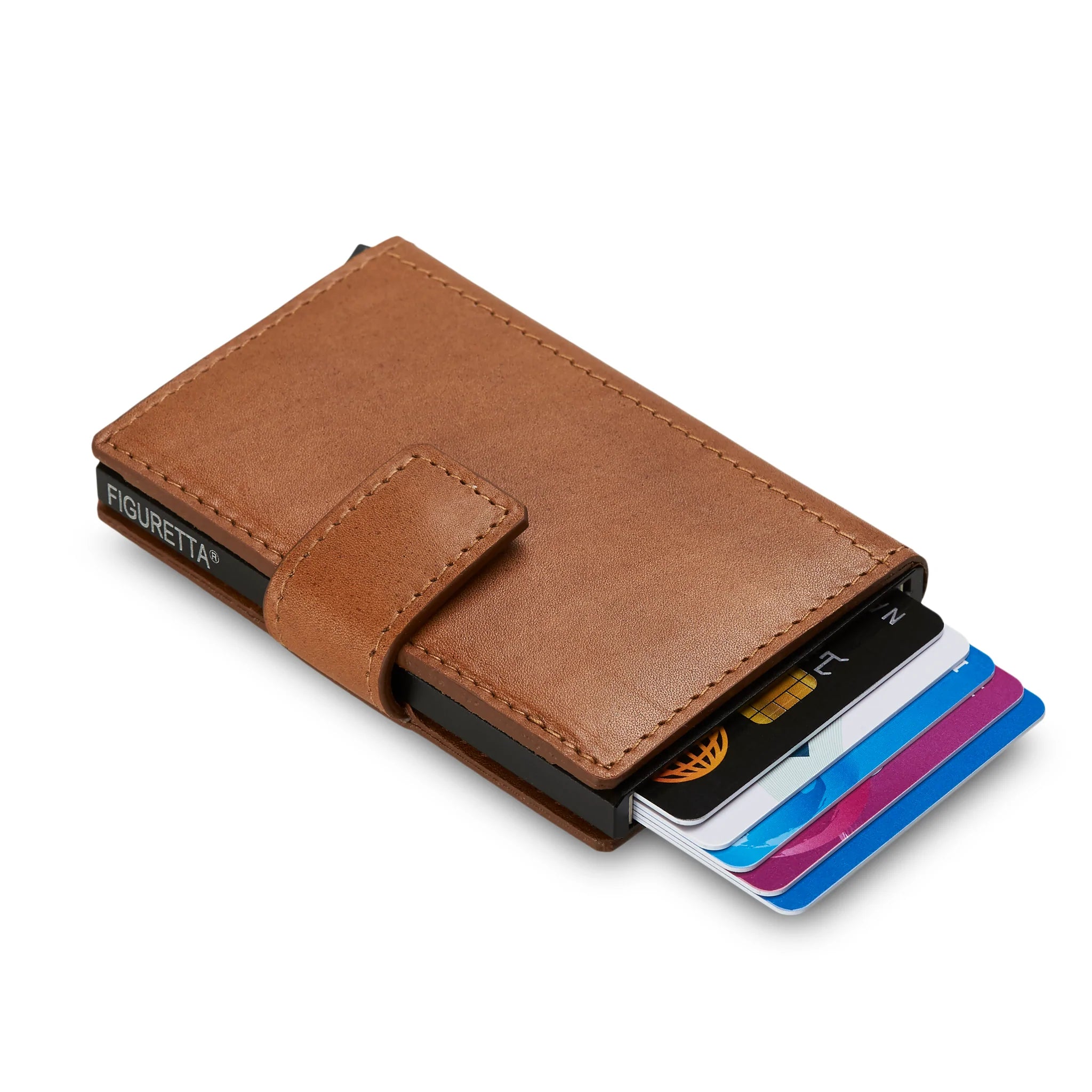 Wallet small, cognac