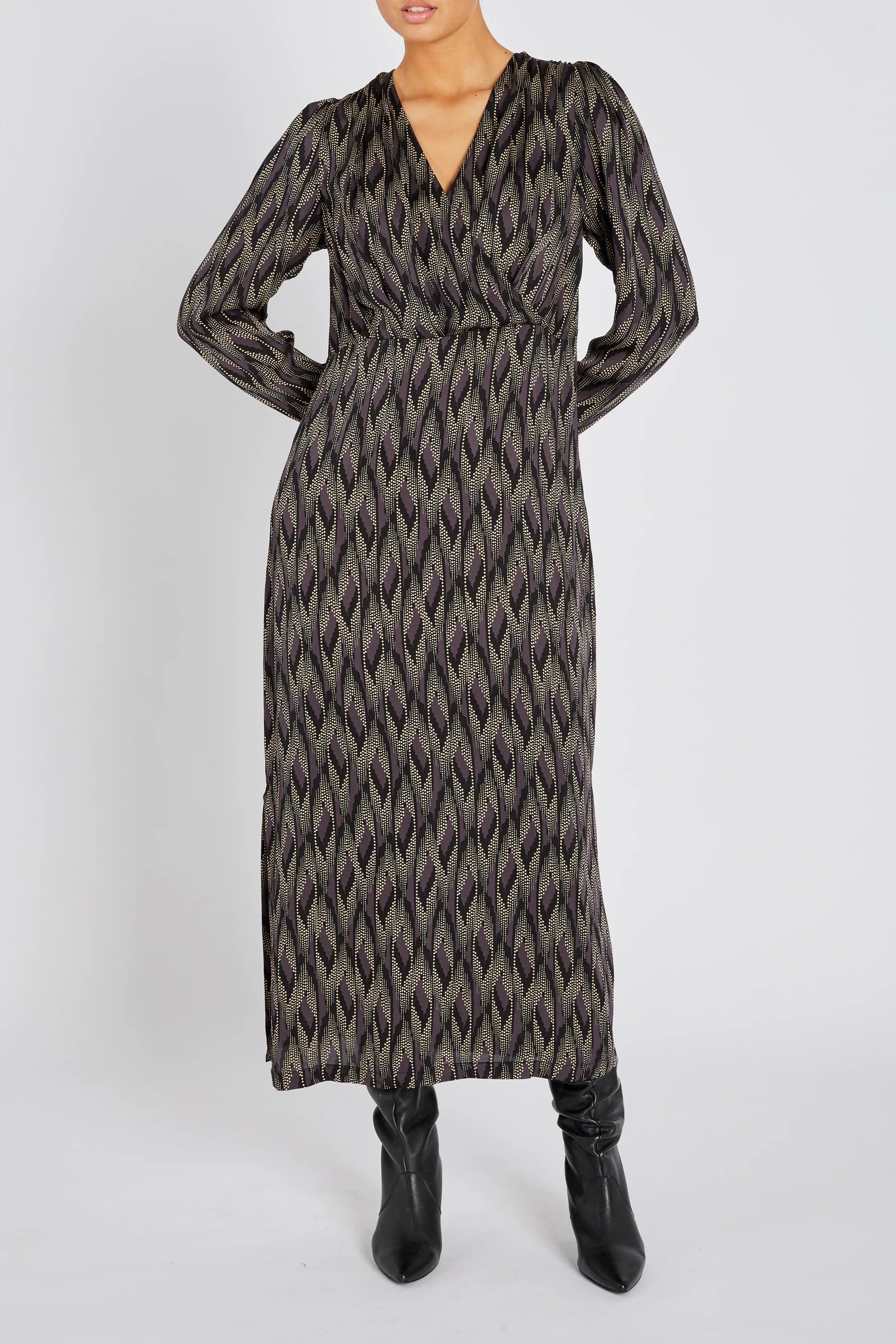 PEONY UTHARA DRESS, GRAPHIC ARTWORK