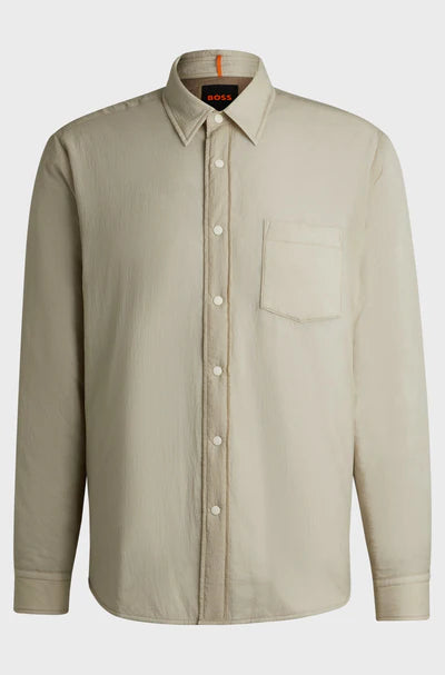 LAMBINI_M OVERSHIRT, LIGHT BEIGE